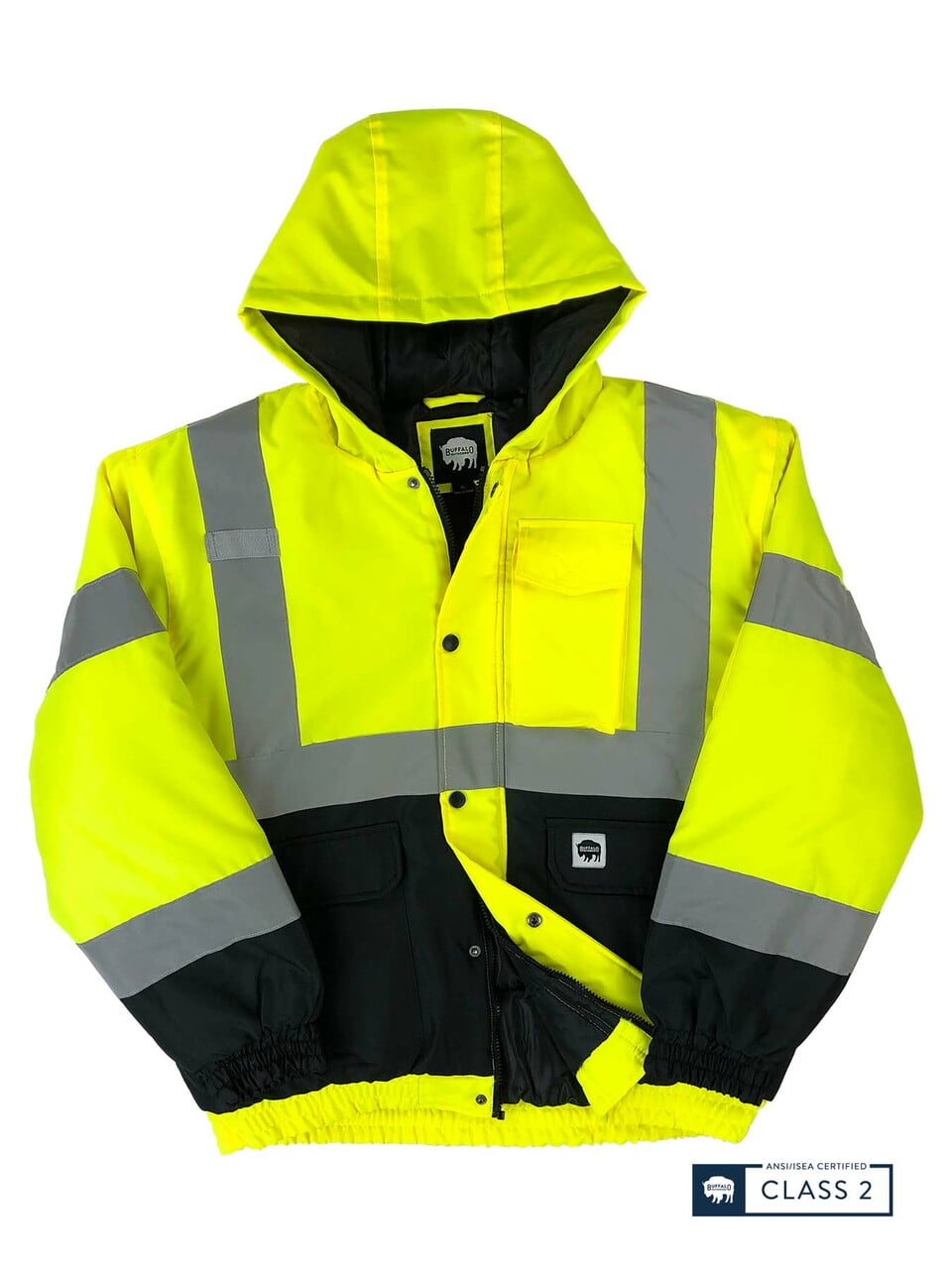 Buffalo Outdoors® Big & Tall Class 2 Hi Vis Safety Winter Jacket ...