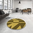 thumbnail image 4 of Ahgly Company Machine Washable Indoor Rectangle Transitional Dark Bronze Brown Area Rugs, 7' x 9', 4 of 7