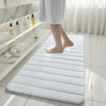 thumbnail image 2 of Softlife Absorbent Bathroom Rug Soft Microfiber Washable Bath Mat,24"x60",White, 2 of 6
