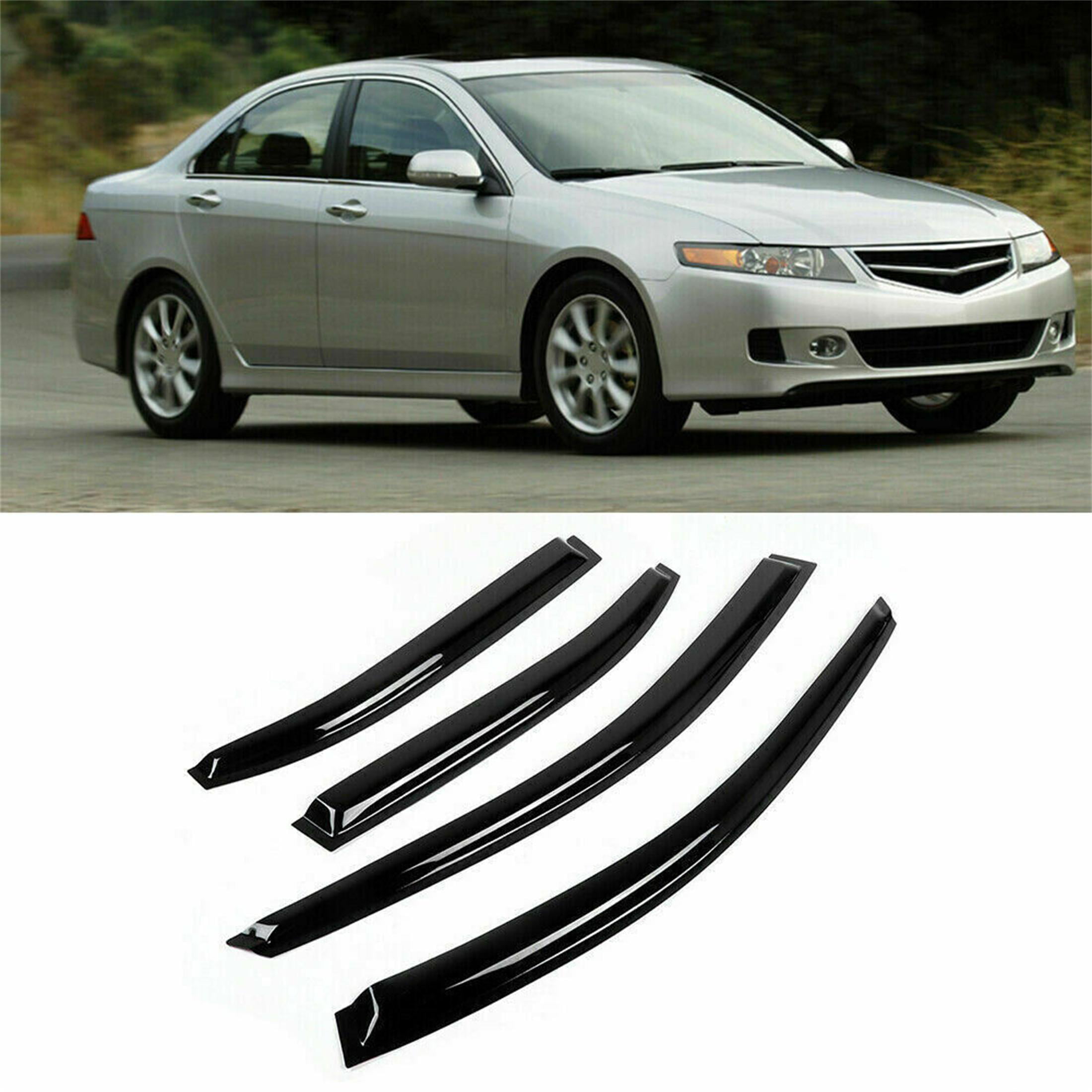For Acura TSX 04-08 Deflector Window Visors Guard Vent Weather Shield