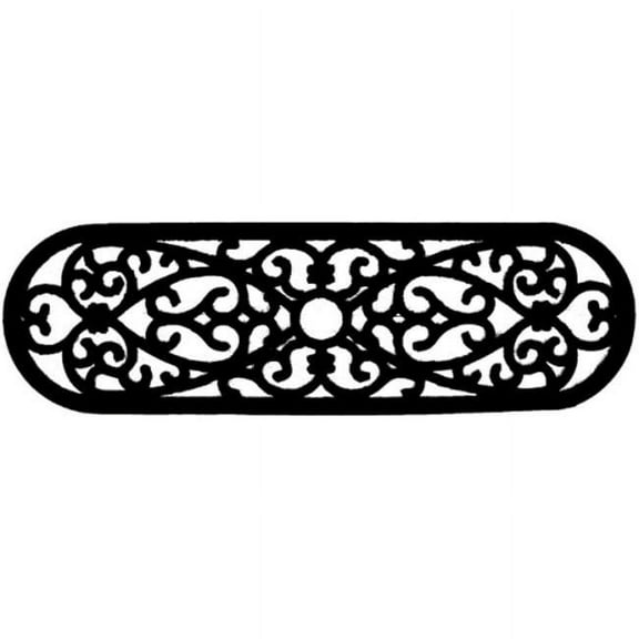 Elliptical Curl Door Welcome Mat