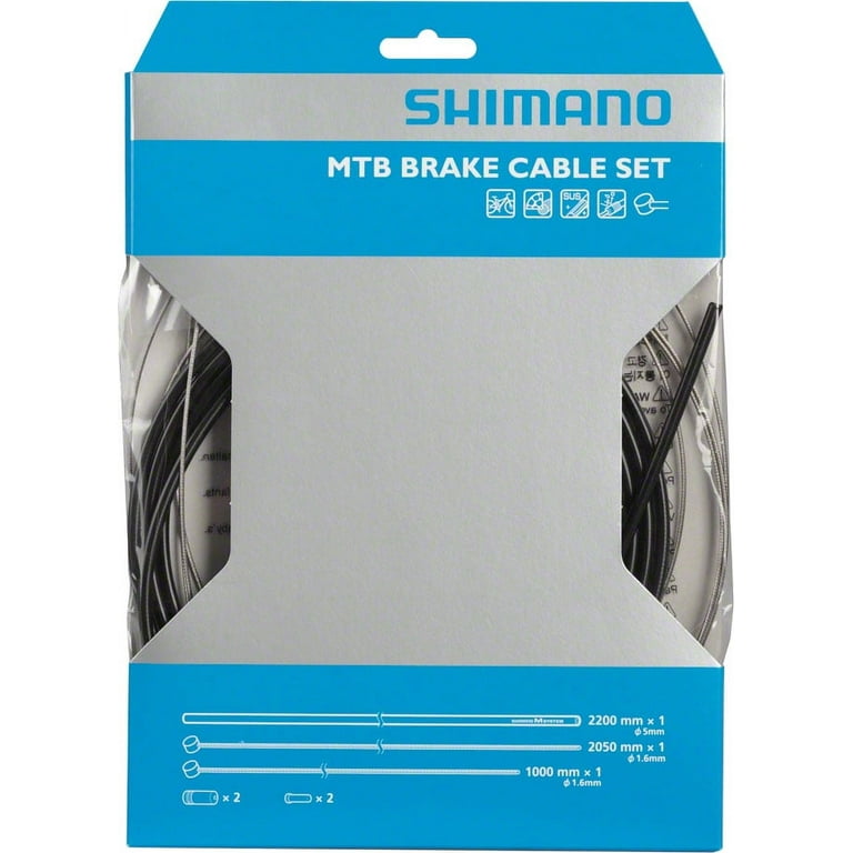 Shimano MTB Stainless Brake Cable and Housing Set Black Walmart