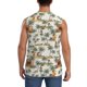 thumbnail image 4 of Fotbe Hawaiian Style Men's Camiseta sin Mangas Estampada para Hombres, Playera Casual para Gimnasio, Entrenamiento, Playa-XX-Large, 4 of 7