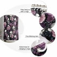 thumbnail image 6 of Shower Curtains for Bathroom-72"x84",Vintage Scary Skull Bone Flower Waterproof Bath Curtain Grommet Shower Curtain Set with Hooks,Halloween Pink Floral Washable Bath Accessories, 6 of 6