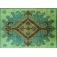 thumbnail image 1 of Ahgly Company Indoor Rectangle Oriental Light Blue Industrial Area Rugs, 7' x 9', 1 of 4