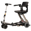 Free Rider USA - Luggie Elite - Lightweight Foldable Scooter - 4-Wheel - Black - PHILLIPS POWER PACKAGE TM - $500 VALUE