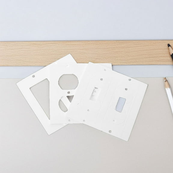 MLINS 20pcs Wall Insulation Outlet Insulators Draft Sealers Electrical Outlet Insulation Pads Gasket For Wall Light Switch Socket Cover