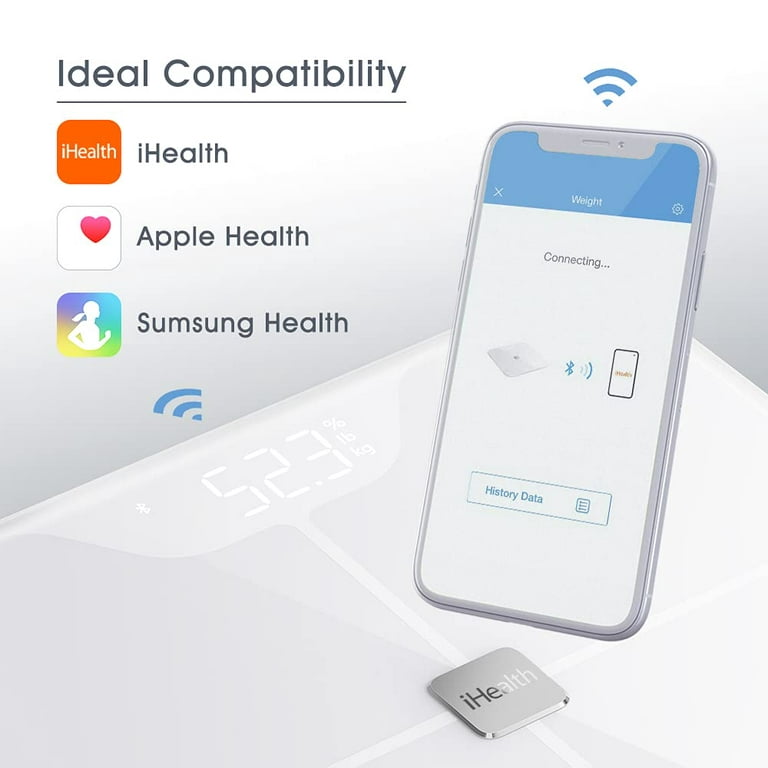 iHealth Nexus Smart Digital Bathroom Scale, 400 lbs Capacity