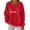 Red-crewneck sweatshirts for women, variant on Feancey Graphic Sweaters for Women Cute Love Heart Print Pullover Tops Holiday Casual Long Sleeve Crewneck Sweater Ribbed Knit Jumpers Red L