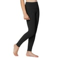 thumbnail image 7 of Stelle Girls 2 Pairs Athletic Leggings with Hidden Pockets,Full Legnth Running Yoga Pants Workout Dance Leggings Tights for Tween Girls High Waisted Stretchy Active Leggings,5-16Y Black+Blue, 7 of 7