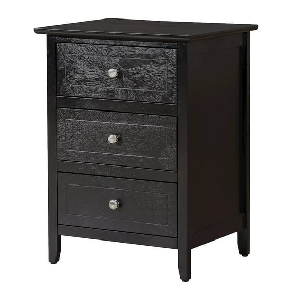 Glory Furniture Daniel Nightstand in Black Color