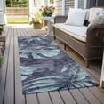 thumbnail image 6 of Addison Rugs Chantille Indoor/Outdoor Transitional Floral Blue Machine Washable Runner Rug, 2'3" x 7'6", 6 of 7