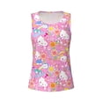 thumbnail image 4 of Lsque Sanrio Printed Workout Tank Tops for Women, Athletic Sports Tank Tops, Compression Sleeveless Dry Fit Shirts,Sleeveless Yoga Shirt-Medium, 4 of 9