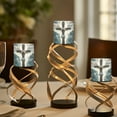 thumbnail image 4 of Kuiaobaty 4 Packs Flickering Flameless LED Battery Candles Jesus Cross Wings Pattern Waterproof Pillar Fake Candles with Colored Light Remote for Wedding Beach Party Decor, 4 of 7