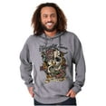 thumbnail image 5 of Erase All Fears Snake Skull Tattoo Hoodie Sweatshirt Women Men Brisco Brands S, 5 of 6