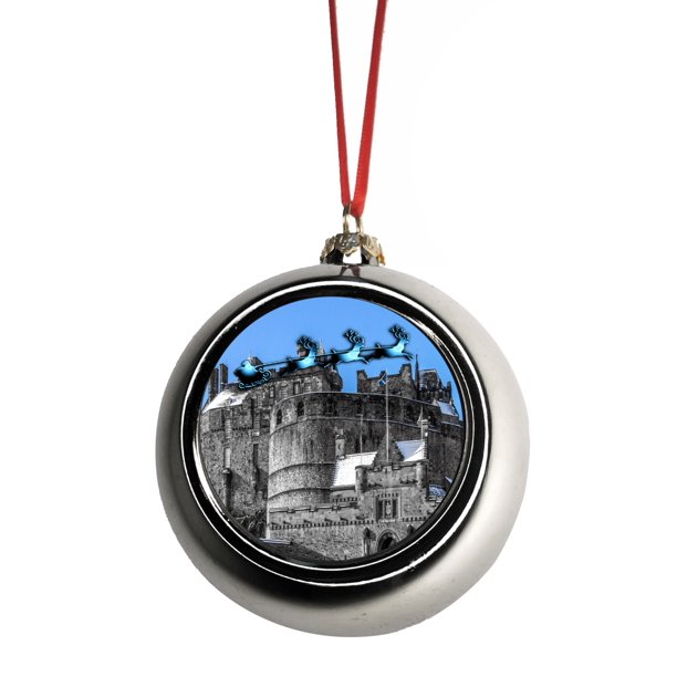 Edinburgh Castle Scotland Tree Ornaments Scottish UK Ornament UK