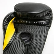 قفازات الملاكمة التدريبية Everlast ProStyle Elite v2، 14 أونصة، أسود