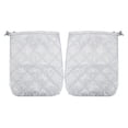 thumbnail image 1 of 1 par de cubiertas de espejo lateral automático de 33x27 cm Vista trasera del coche Protector de espejo trasero Funda de espejo para tipo de vehículo ordinario (plateado), 1 of 7