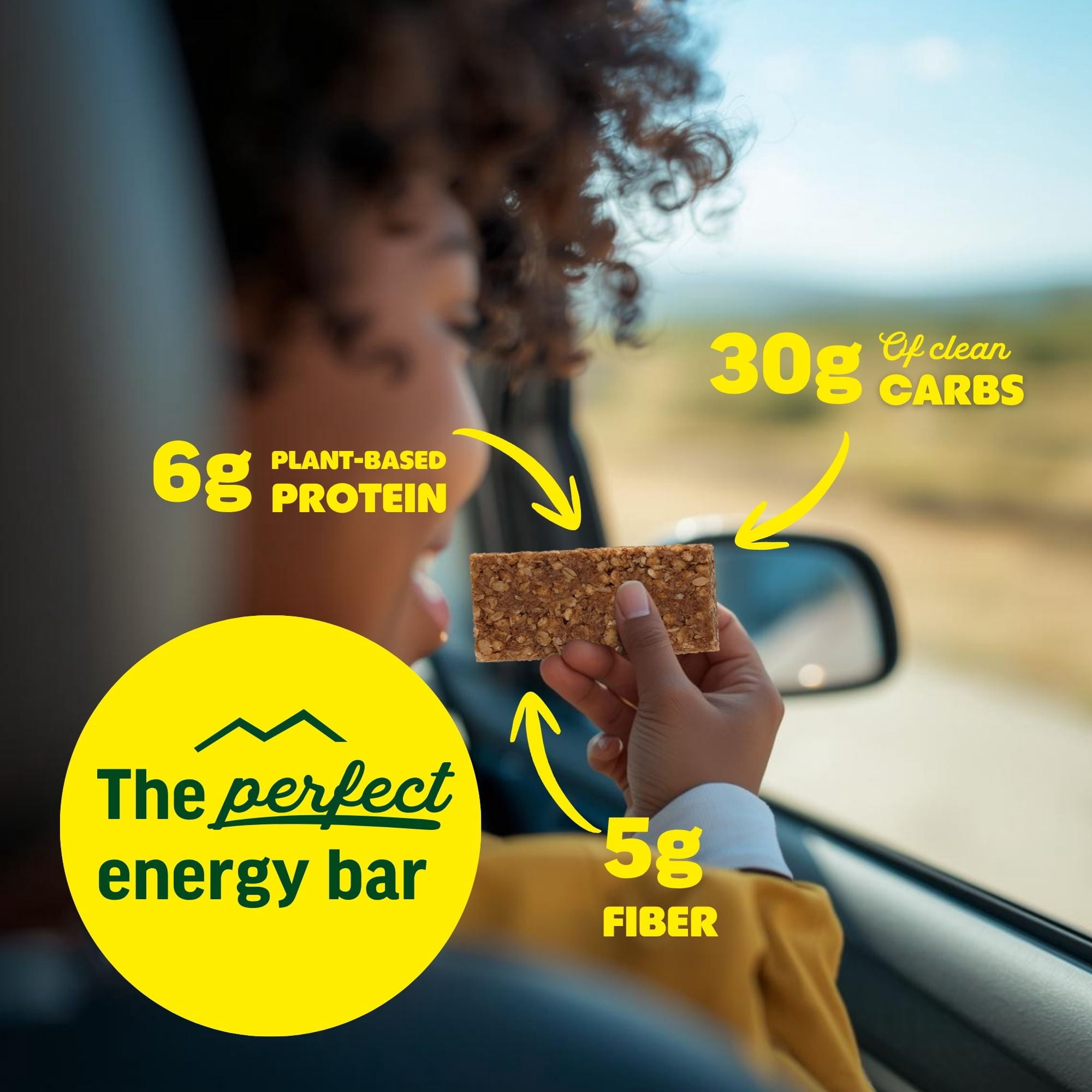 Kate’s Real Food Organic Granola Lemon Coconut All Natural Energy Bars - Non GMO, Soy Free, Whole Grain, and Made with Gluten Free Oats - 12 count