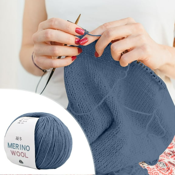 Premium Merino Wool Yarn for Knitting - Soft, Medium-Thick 2.0mm Hand-Woven Yarn - Ideal for Scarves, Hats, Sweaters - Warm & Durable - 4.0mm Knitting Needle Recommended - 9cm Skein Size