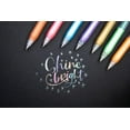 thumbnail image 2 of Zebra Pen Sarasa Clip Decoshine Retractable Gel Pen, Fine Point, 0.5mm, Assorted Metallic Gel Ink, 9-Pack, 49009, 2 of 4