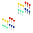 thumbnail image 4 of Transemion 12 Pcs/ensemble Fléchettes Magnétiques Professionnelles Résistantes à l'Usure Jeu Intérieur Forte Adsorption Sécurité Remplacement Fléchettes 2Ensemble, 4 of 6