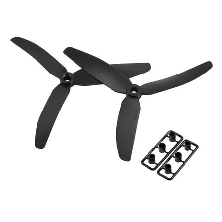 Image of HOMEMAXS A Pair of 5030 5030R 5x3 3-Blades CW CCW Propellers for RC Quadcopter Multicopter Airplane (Black)