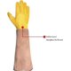 thumbnail image 3 of Guantes de soldadura Guantes de cuero para jardinería, guantes de protección, guantes de soldador, guantes de trabajo de soldadura (tamaño: METRO), 3 of 5