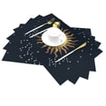 thumbnail image 2 of XMXY Woven Placemats Set of 6 PCS, Horoscope Sun Stars Moon Table Mats Washable Heat Resistant Placemats, 2 of 6