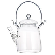 Tea Glass Teapot Kettle Pot Stovetop Loose Clear Maker Blooming Coffee Scented Pitcher Leaf Borosilicate Stove Microwave