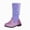 A4-Purple, variant on Girls Mid Calf Round Toe Boots Toddler Little Kid Big Kid Riding Shoes for Fall Winter