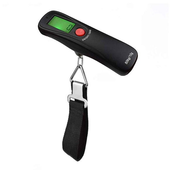Eigraketly Báscula electrónica WH-A18L 50kg * 10g Báscula de viaje portátil Báscula de equipaje Medidores de medidas dimensionales Eigraketly GJ0418-00B