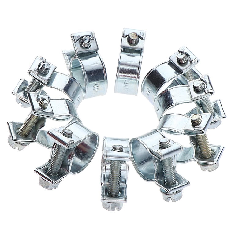 Housolution 250-Piece Stainless Steel Hose Clamp Kit – 1/4 To 2.5 Inch (6-63mm) With Wrench & Driver For Plumbing & Auto