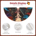 thumbnail image 3 of Sikiie Vibrant Skull Soldier Christmas Tree Skirt, Christmas Tree Decorations, Christmas Decor, Tree Mat Decoration(30-48IN)-36", 3 of 6