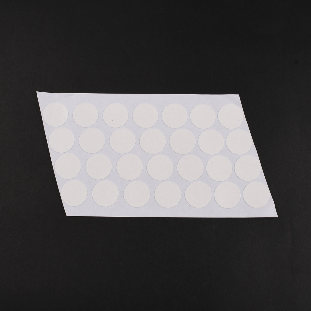 3000 pc 0.25MM Plastic Stickers DIY Craft Supplies Flat Round Clear 2.5x0.15cm