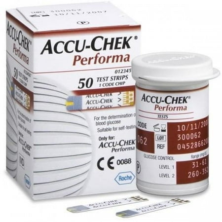 Accu-Chek® Performa Blood Glucose Test Strips, 50/Box (946331_BX)