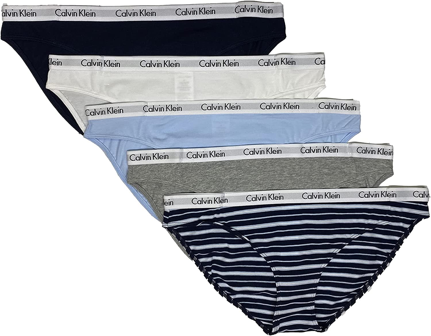NZSALE  Calvin Klein Underwear Calvin Klein Underwear Women's Carousel 5- Pack Bikini - Black/Cedar/Nymphs/Charcoal/Black