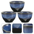 thumbnail image 4 of FELTECHELECTR 4 tazas de cerámica de estilo japonés para vino, sake, té, café, vino y agua., 4 of 6