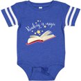 thumbnail image 3 of Inktastic Reading is Magic- open book Boys or Girls Baby Bodysuit, 3 of 5