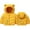 Yellow, variant on Baby Puffer Jacket Boys Girls Cute Bear Ears Down Hooded Coat Zipper Warm Padded Jackets Long Sleeve Soft And Comfort Windproof Snowsuit Fall And Winter Outdoor Clothes