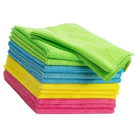 Cleaning Rags Towel 12 Pcs Towels Car Wash Cloth Dry Erase Wipes Fiber The Table