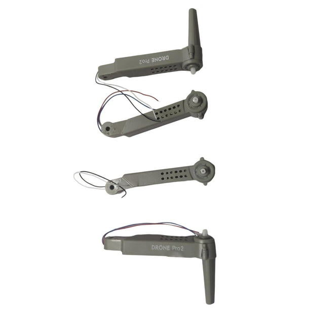 Ounissouiy E99 Pro Drone Replacement Arm Motor Drone Blades Gift RC Kits de construcción modelo Brazo gris