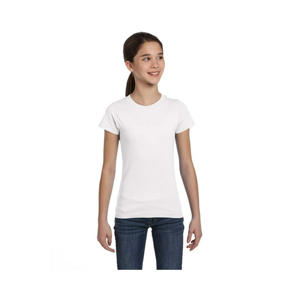 LAT - Girls' Fine Jersey Tee - 2616