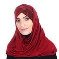 thumbnail image 2 of beishanbush Heardband Women Cancer Head Hat Cap Bohemian Hair Cover Wrap Turban Headwear Turban Cap for Ladies Scarf Hat D, 2 of 4