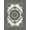 Grey, Pattern 6, variant on ODIKA 8'x10' Washable Area Rug Non-Shedding, Easy Care, Traditional Medallion With Distressed Floral Border Retro Vintage Refined for King Size Bedroom Under Bed, Master Suite