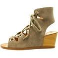 thumbnail image 3 of Dolce Vita Lei Women  Open Toe Suede  Wedge Sandal, 3 of 5