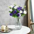 thumbnail image 4 of 33CM Artificial Rose Bouquet, 10 Buds on 5 Stems, Small Rose Buds Bundle, Lifelike Fake Flowers for Home Wedding Restaurant Decor, Multiple Color Options, Ideal for Vase Filler & Table Centerpiece, 4 of 4