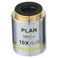 thumbnail image 2 of Plan Infinity Object 4X 10X 20X 40X 60X 100X High Quality 195 Achromatic Microscope Objective Microscope Parts RMS Thread, 2 of 9