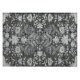 thumbnail image 2 of Addison Rugs Chantille Indoor/Outdoor Transitional Floral Charcoal Washable Rectangle Rug, 1'8" x 2'6", 2 of 6