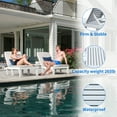 thumbnail image 2 of Uforic 2 Pcs Outdoor Lounge Chairs, Sturdy Chaise Loungers with Adjustable Backrest for Patio & Poolside, 2 of 5